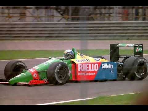 F1 1989 Team Benetton True Giga Zoomed And Fast Speed Scene
