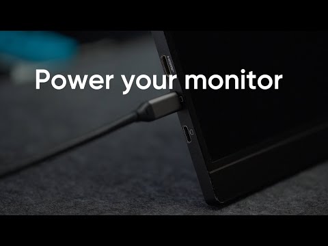 How to power your Arzopa monitor?