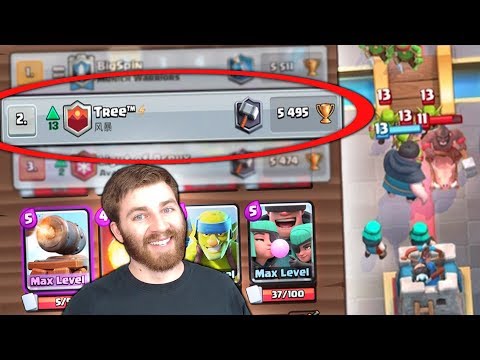 NUMBER #2 PLAYER IN THE WORLD RASCALS BATTLE DECK! | Clash Royale | MAX RASCAL DECK GAMEPLAY!