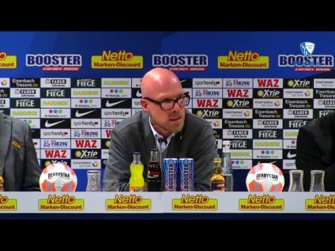 Die Pressekonferenz nach der Partie VfL Bochum 1848 - Karlsruher SC