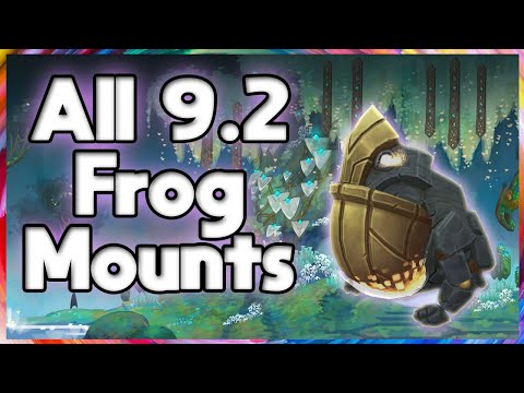 WoW 9.2 Protoform Synthesis Frogs - How to get Prototype Leaper, Russet Bufonid, Goldplate Bufonid