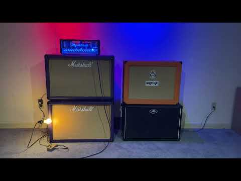 Guitar 2x12 Cabinet Shootout #1 - Marshall, Orange, Peavey