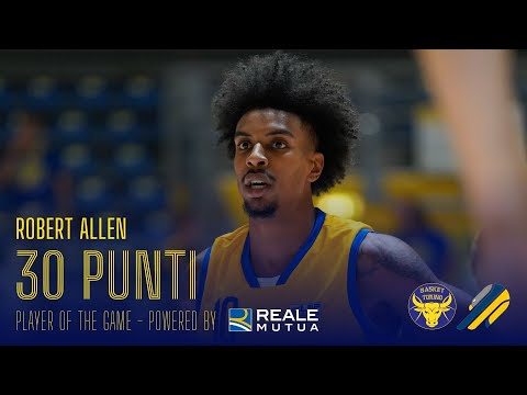 Robert Allen 30 PUNTI | Torino-Cividale 83-74 | Player of the Game - Powered by Reale Mutua