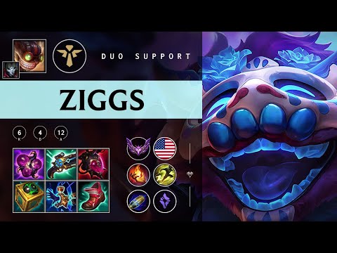 Ziggs Support vs Sona - NA Master Patch 25.24
