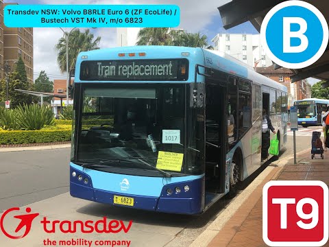Transdev NSW: Volvo B8RLE Euro 6 (ZF EcoLife) / Bustech VST Mk IV, m/o 6823