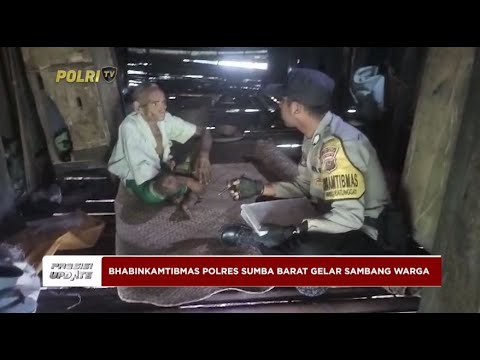 PRESISI UPDATE : BHABINKAMTIBMAS POLRES SUMBA BARAT GELAR SAMBANG WARGA 24/01/2025 18.00