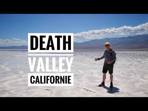 Randonnée à Death Valley, Californie, Dunes et Bad Water Basin
