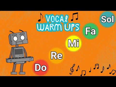 3 Fun Vocal Warm Ups (SOLFEGE Sing-Along) | For Kids