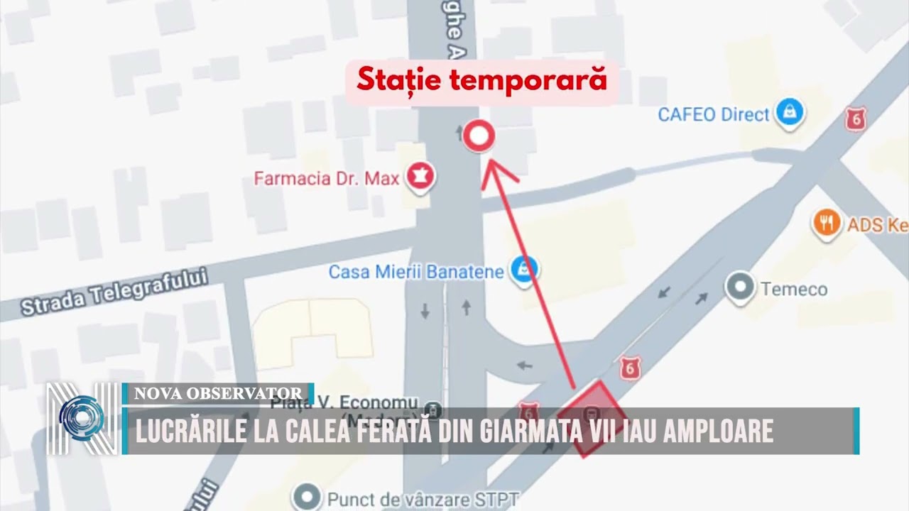 Lucrările la calea ferată din Giarmata Vii iau amploare