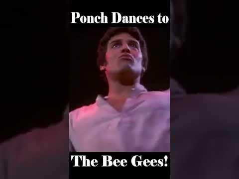 Ponch from CHiPs Disco Dances to The Bee Gees!