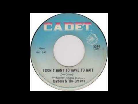 Thumbnail for I Don't Want To Have To Wait - Barbara And The Browns - 1966 by The Sound, Barbara and the Browns