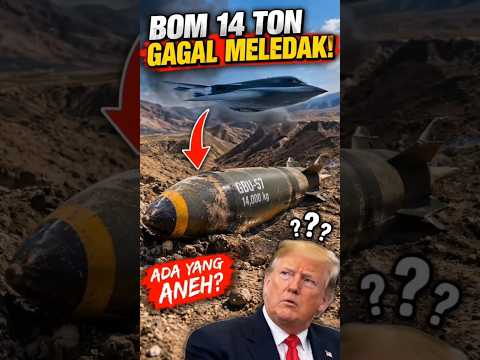 Amerika Dibuat Malu! Bom Raksasa 14 Ton Gagal Meledak Malah Dibongkar Habis Iran #beritaterkini