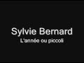 L'année ou piccoli - Sylvie Bernard 