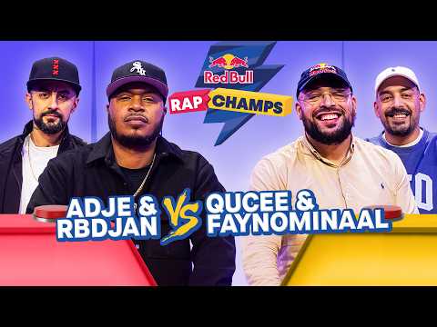 "Check het terug in de VAR-moment" | Qucee & Faynominaal vs Adje & RBDjan  | Red Bull Rap Champs
