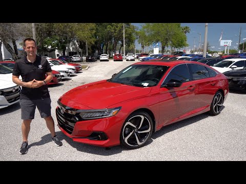 Is the 2021 Honda Accord 2.0T the better sport sedan than a Camry XSE?