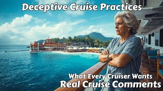 Deceptive Cruise Practices - Real Cruise Comments