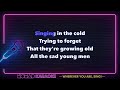 Rickie Lee Jones - The Ballad Of The Sad Young Men (Karaoke)
