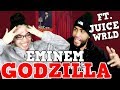 MY DAD REACTS TO Godzilla Eminem FT. Juice WRLD REACTION