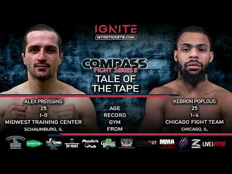 Alex Pressing vs Kebron Poplous Compass Fights 3