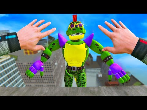 Throwing FNAF Animatronics Off a Skyscraper - Bonelab VR Mods