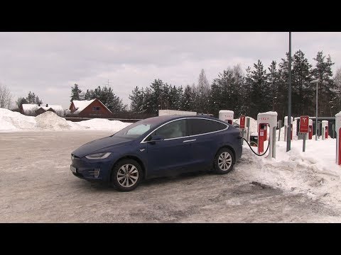 Tesla Model X P90DL Range test