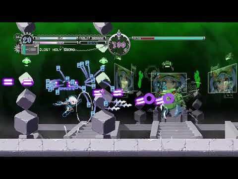 Touhou Luna Nights Boss Battle #5 - Nitori? (No Damage, No Skill, No Time Stop, No Snail Time)