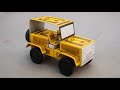 How To Make Matchbox Jeep At Home DIY Toy Mini Jeep Toy Project