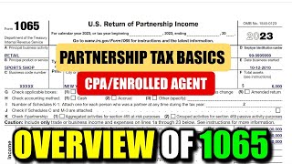 Form 1065 Explained | Schedule K & Schedule K-1 | Introduction to Partnership | CPA/EA