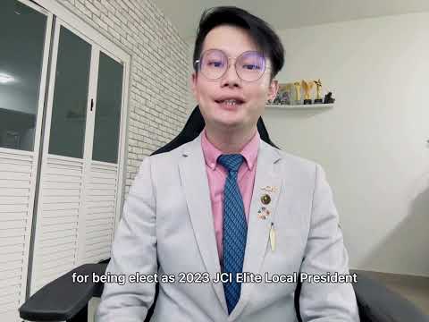 Congratulatory Message to Mother Chapter JCI Elite 2023 Installation by Local President Vince Tay