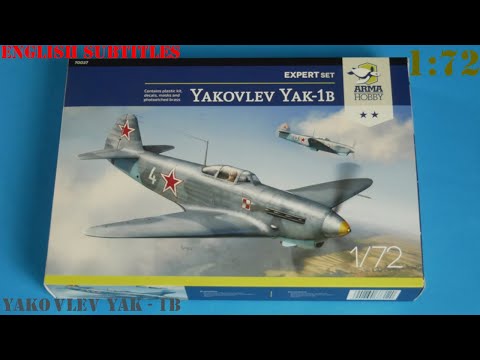 Episode 176. Arma Hobby Yakovlev Yak-1B. Part 1. Inbox with a drop of history.