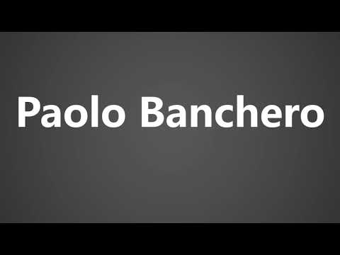 How To Pronounce Paolo Banchero