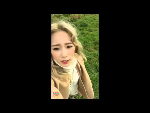 151002 SNSD Taeyeon [Everyshot] behind the scenes “I” MV at New Zealand