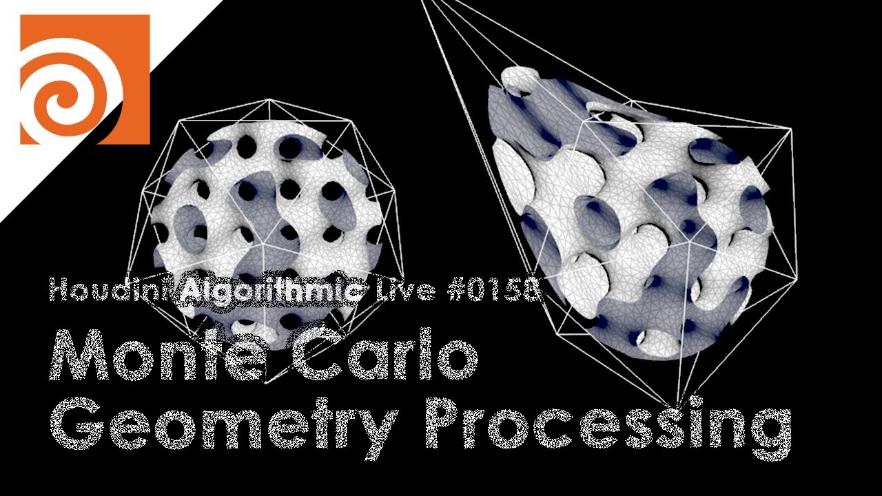 Houdini Algorithmic Live #158 - Monte Carlo Geometry Processing