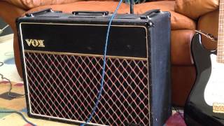 Video thumbnail for 1964 JMI Vox AC30 Top Boost Demo - U2 stuff by rhinoGuitar70