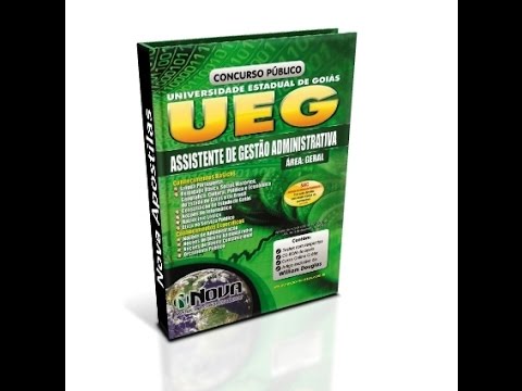 Apostila UEG-GO 2015 - Assistente de Gestão Administrativa - Área geral