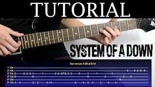 Cómo tocar Soldier side (INTRO) de System of a down (Tutorial Guitarra) / How to play