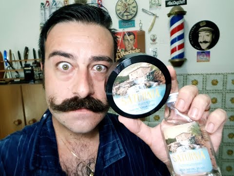 Sapone da barba Saturnia Razorock - Razorine - Lamette Treet Carbon Steel