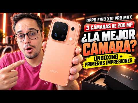 Oppo Find X10 Pro Max: ¡TRES cámaras de 200 MP! Unboxing y primeras...