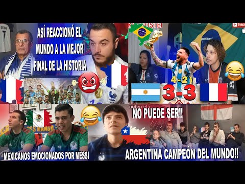 THIS IS HOW THE WORLD EXPERIENCED ARGENTINA VS FRANCE (3-3) (4-3) WITH PENALTIES AND MESSI AS WOR...