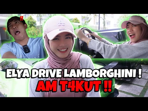 REACTION AM BILA ELYA DRIVE LAMBORGHINI ! AM T4KUT !!