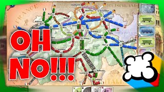 Ticket to Ride Switzerland - I Thought I Was In A Great Spot