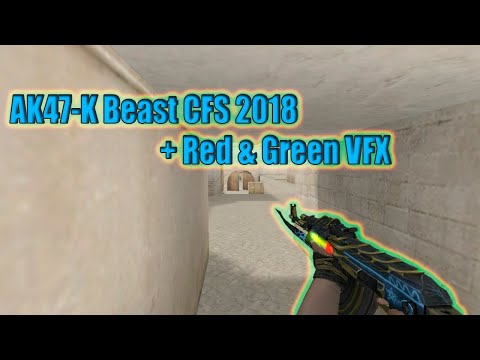 CF Offline : AK-47-K Beast - CFS 2018 Skin - Red & Green VFX