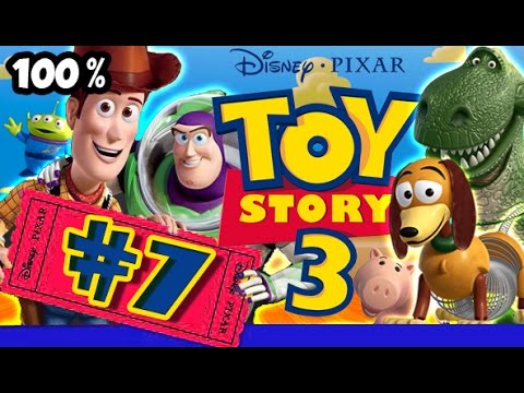 Disney's Toy Story 3 Walkthrough Part 7 - 100% (PS3, X360, Wii) Level 7 - Junkyard
