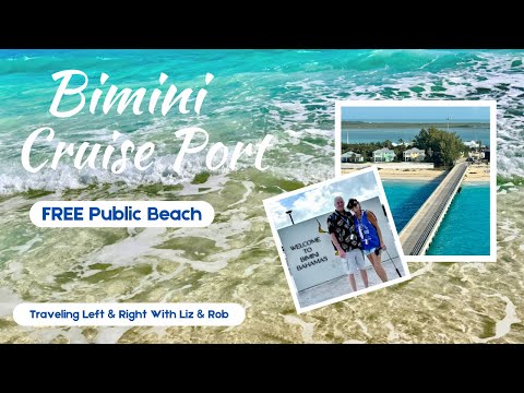 Bimini’s FREE Public Beach -Walk From Cruise Port TIPS! 🏖️#bahamas #bimini #biminibeaches #cruising