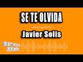 Javier Solis - Se Te Olvida (Versión Karaoke)
