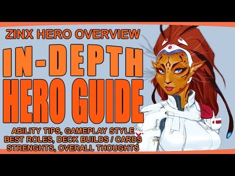 Paragon: ZINX HERO GUIDE! | In-Depth Overview (Builds/Cards, Ability Tips, Roles, and MORE!)