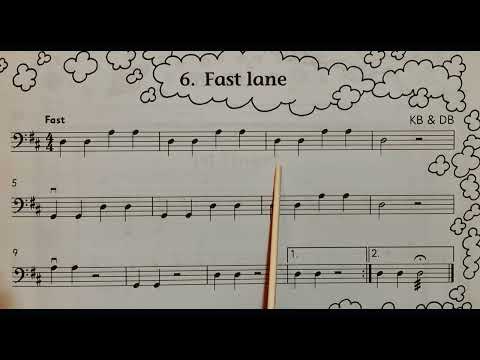6 Fast Lane piano accompaniment at rehearsal speed