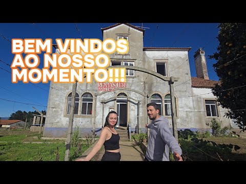 CONHEÇA (MELHOR) A NOSSA CASA EM PORTUGAL. ÁREA INTERNA!!!