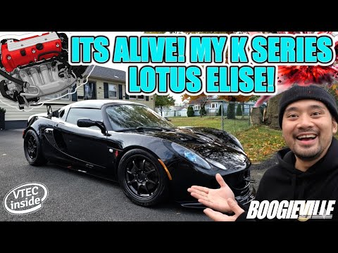 Its Alive! My Supercharged K Series Lotus Elise!