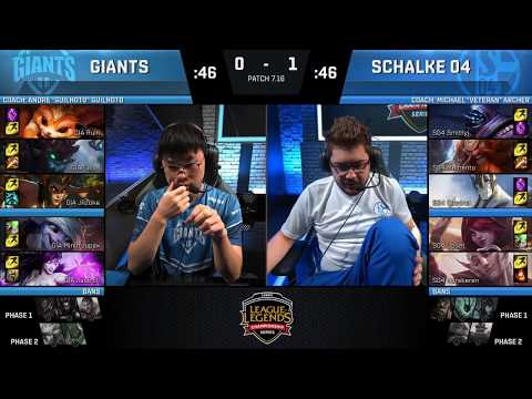 GIA Minitroupax (Tristana) vs S04 Upset (Xayah) Game 2 Highlights | EU LCS Promotion Tournament 2017